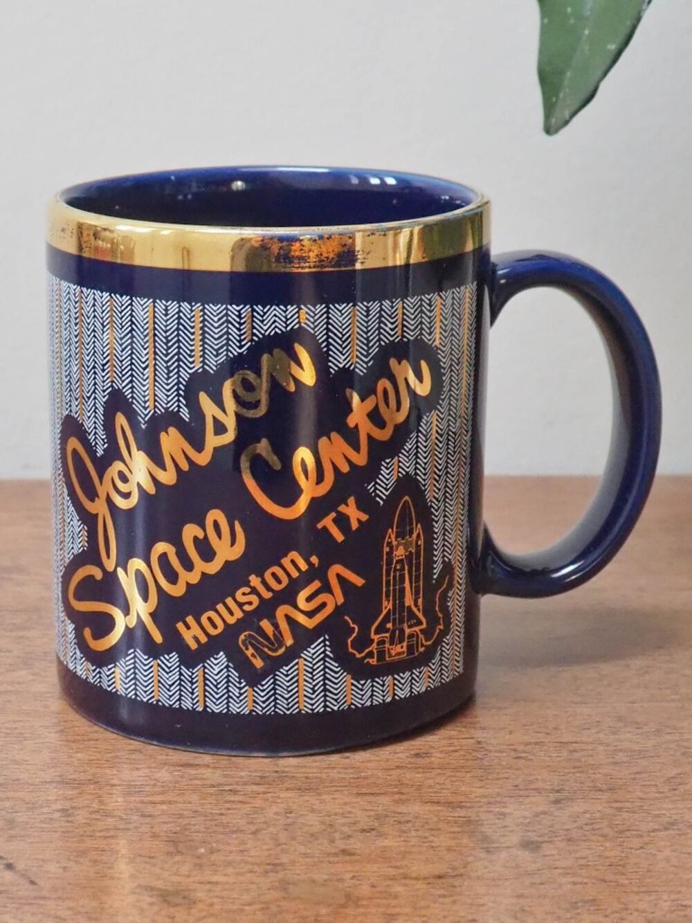 Johnson Space Center Nasa Souvenir Mug - Vintage Houston Mug - Vtg Texas Mug